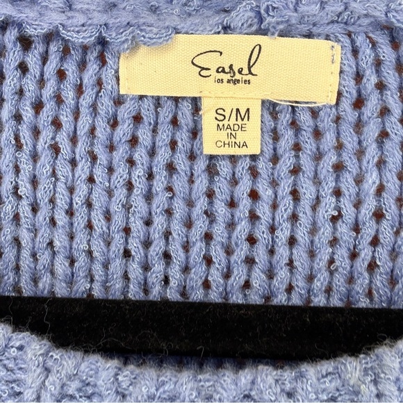 Easel Women's Blue Sweater S/M - Picture 3 of 3